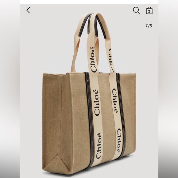 AUTHENTIC NWT CHLOE LARGE WOODY BAG - Picture 1 of 16